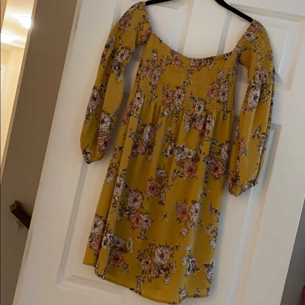 Off the shoulder summer dress